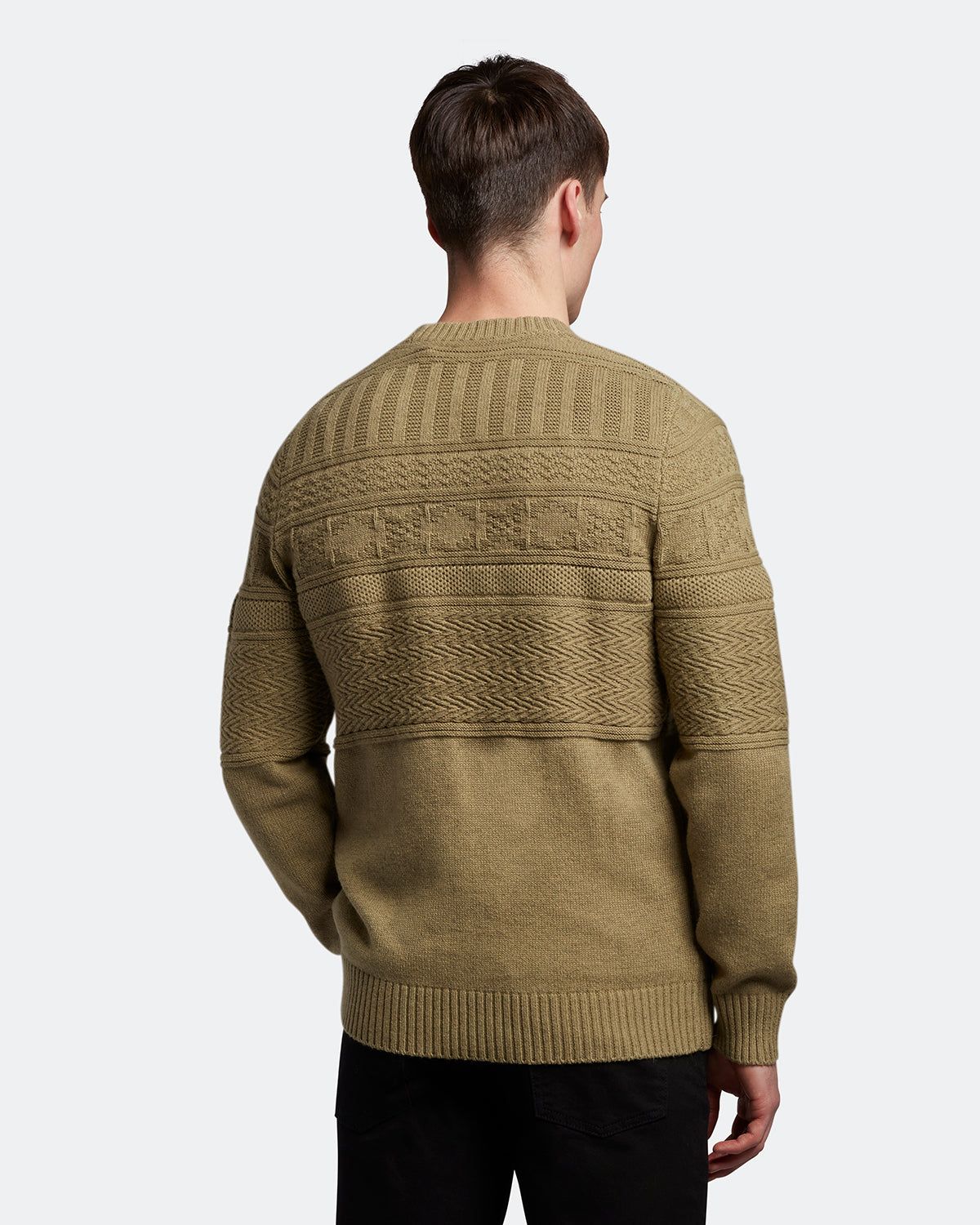 Guernsey Crew Neck Jumper sold by Lyle & Scott product image thumbnail 3