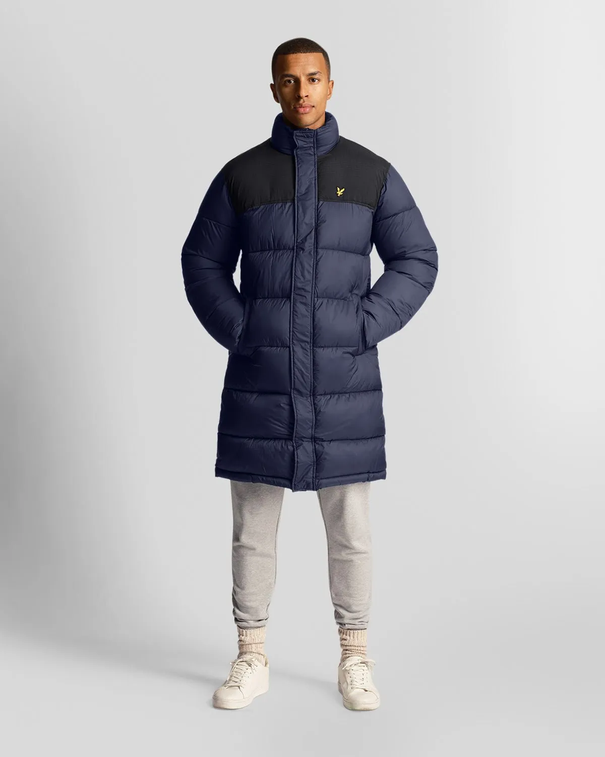 Longline Wadded Puffer Jacket sold by Lyle & Scott product image thumbnail 2