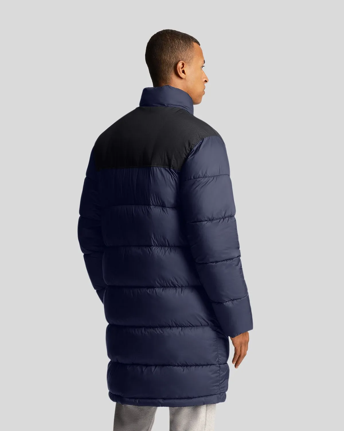 Longline Wadded Puffer Jacket sold by Lyle & Scott product image thumbnail 3