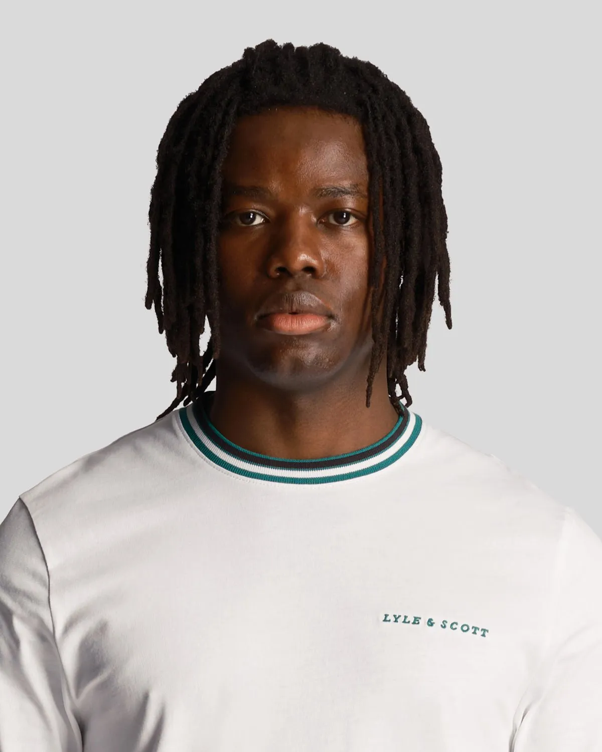 Embroidered Tipped T-Shirt sold by Lyle & Scott product image thumbnail 4