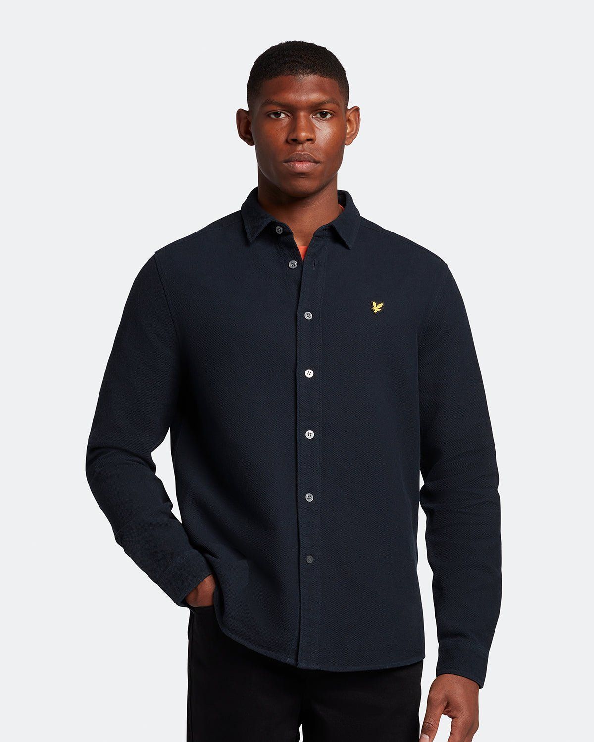 Fine Textured Shirt sold by Lyle & Scott