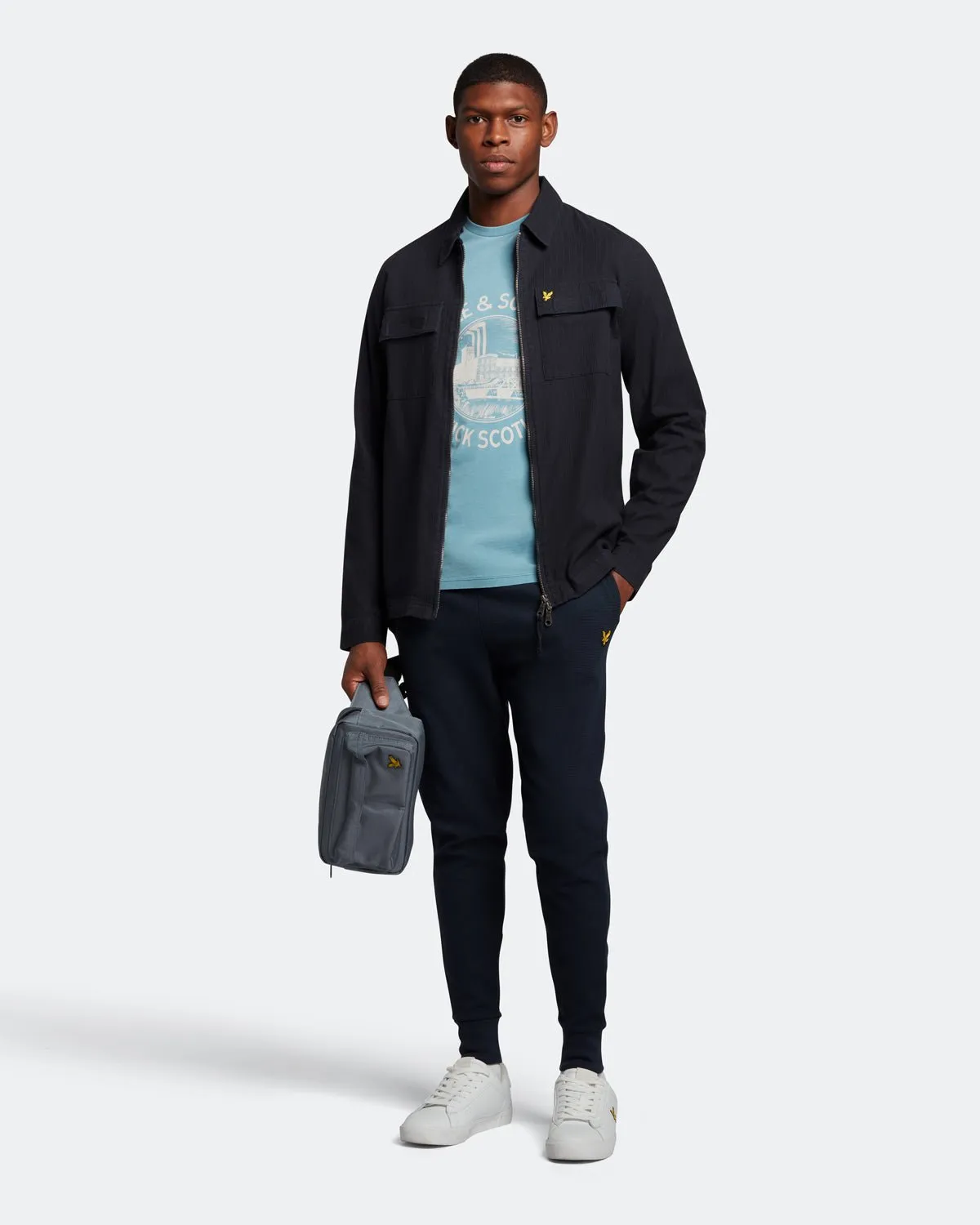 Hawick Print T-Shirt sold by Lyle & Scott product image thumbnail 2