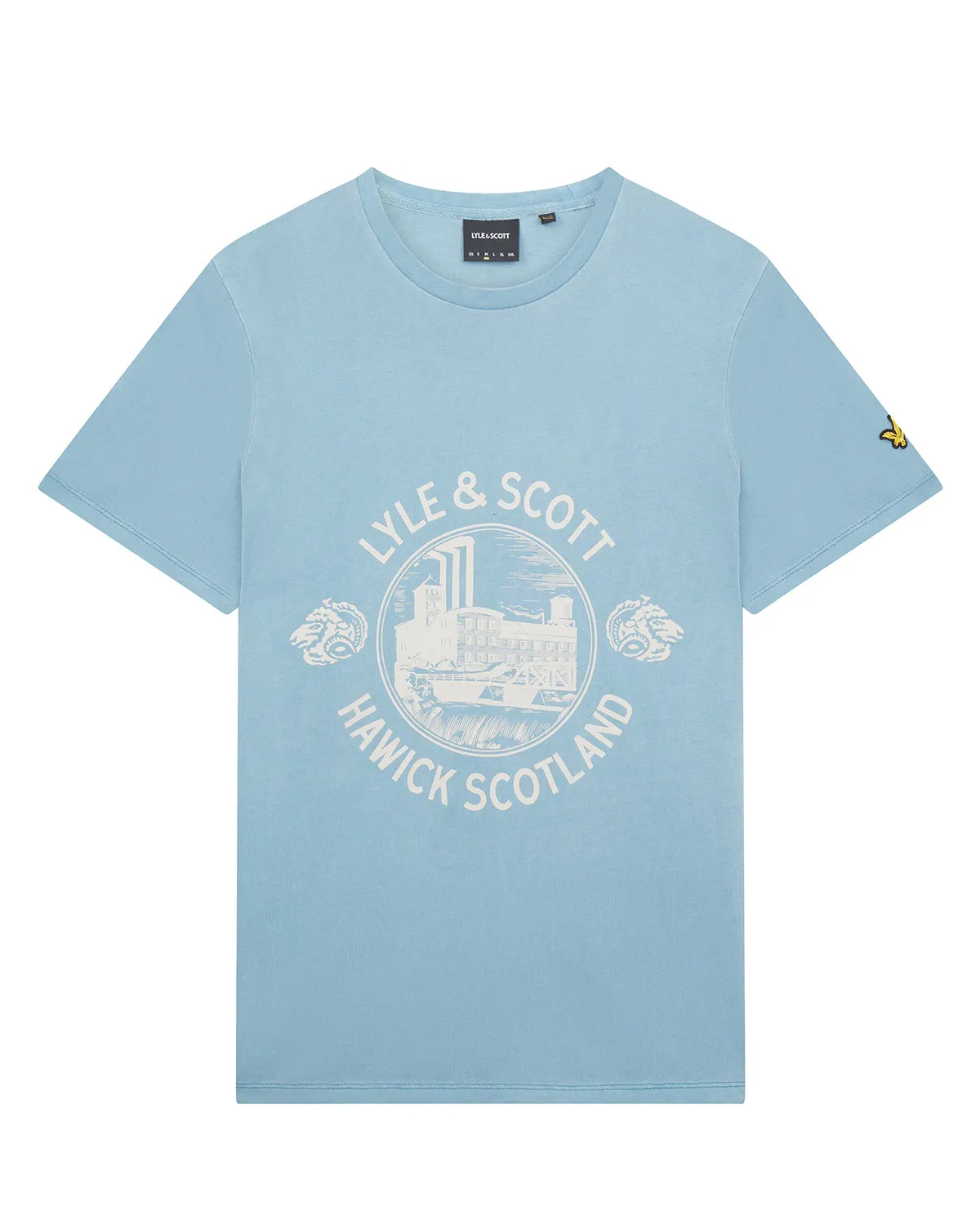 Hawick Print T-Shirt sold by Lyle & Scott product image thumbnail 5