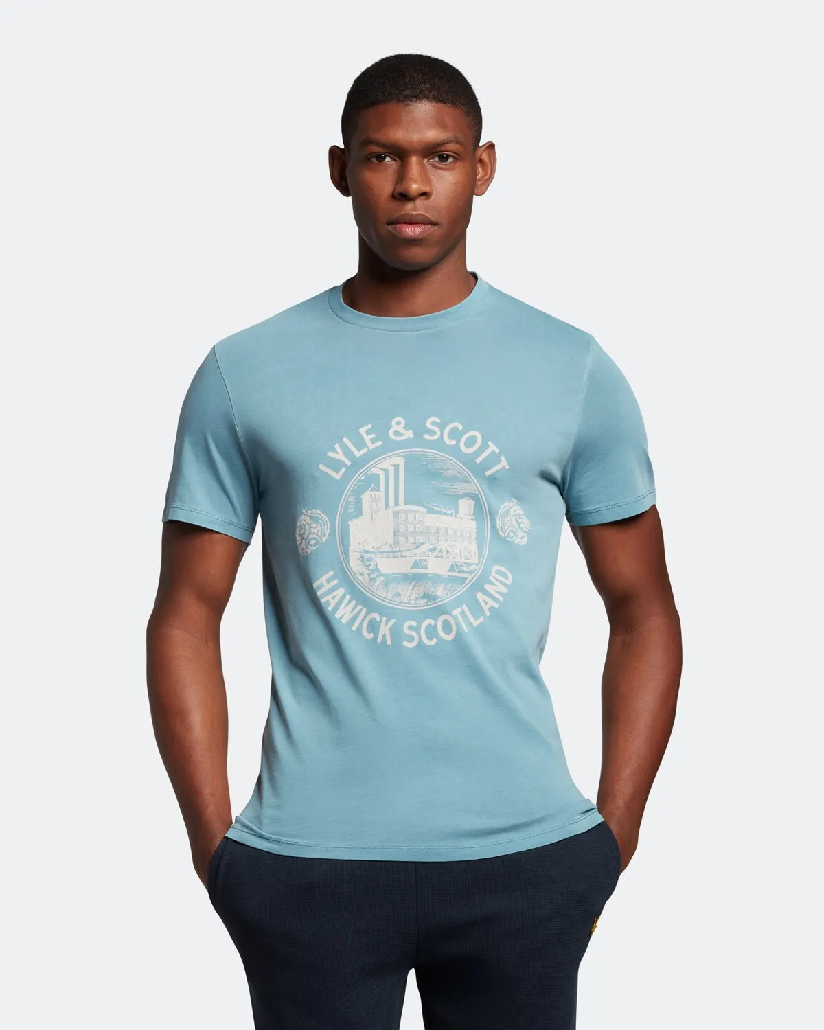 Hawick Print T-Shirt sold by Lyle & Scott