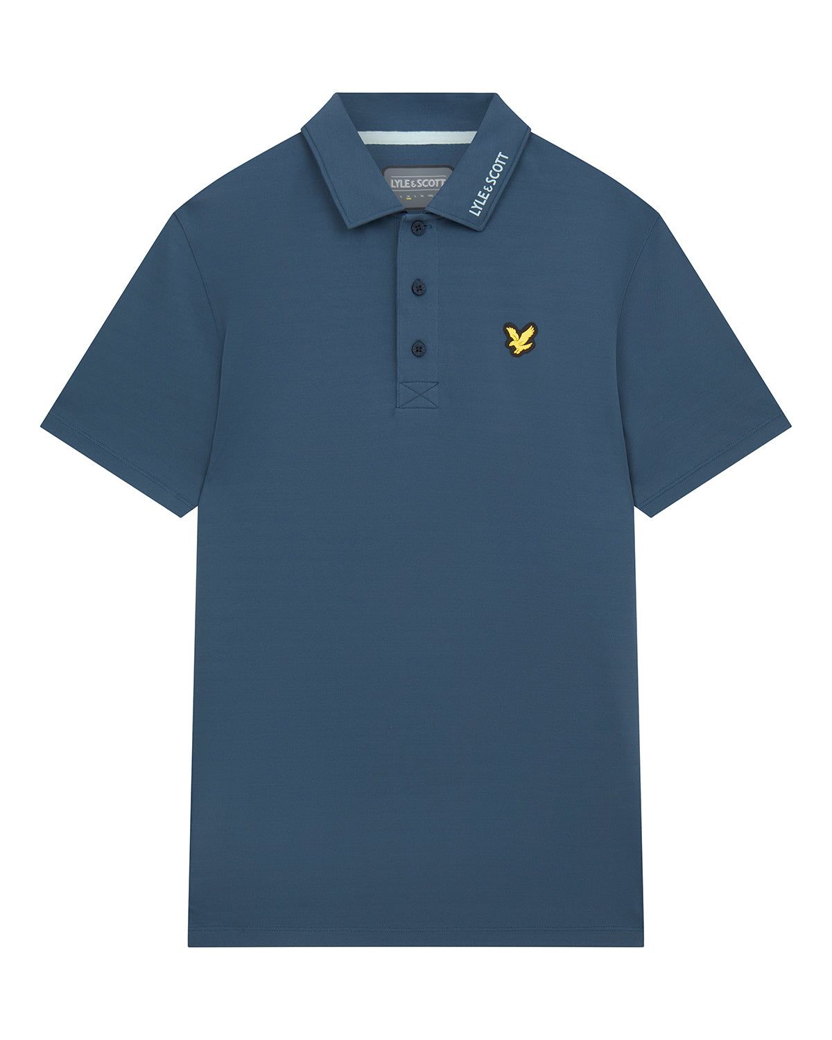 Golf Collar Logo Technical Polo Shirt sold by Lyle & Scott product image thumbnail 5