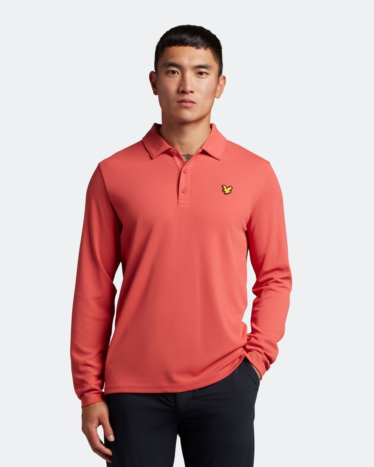 Golf Long Sleeve Technical Polo Shirt sold by Lyle & Scott