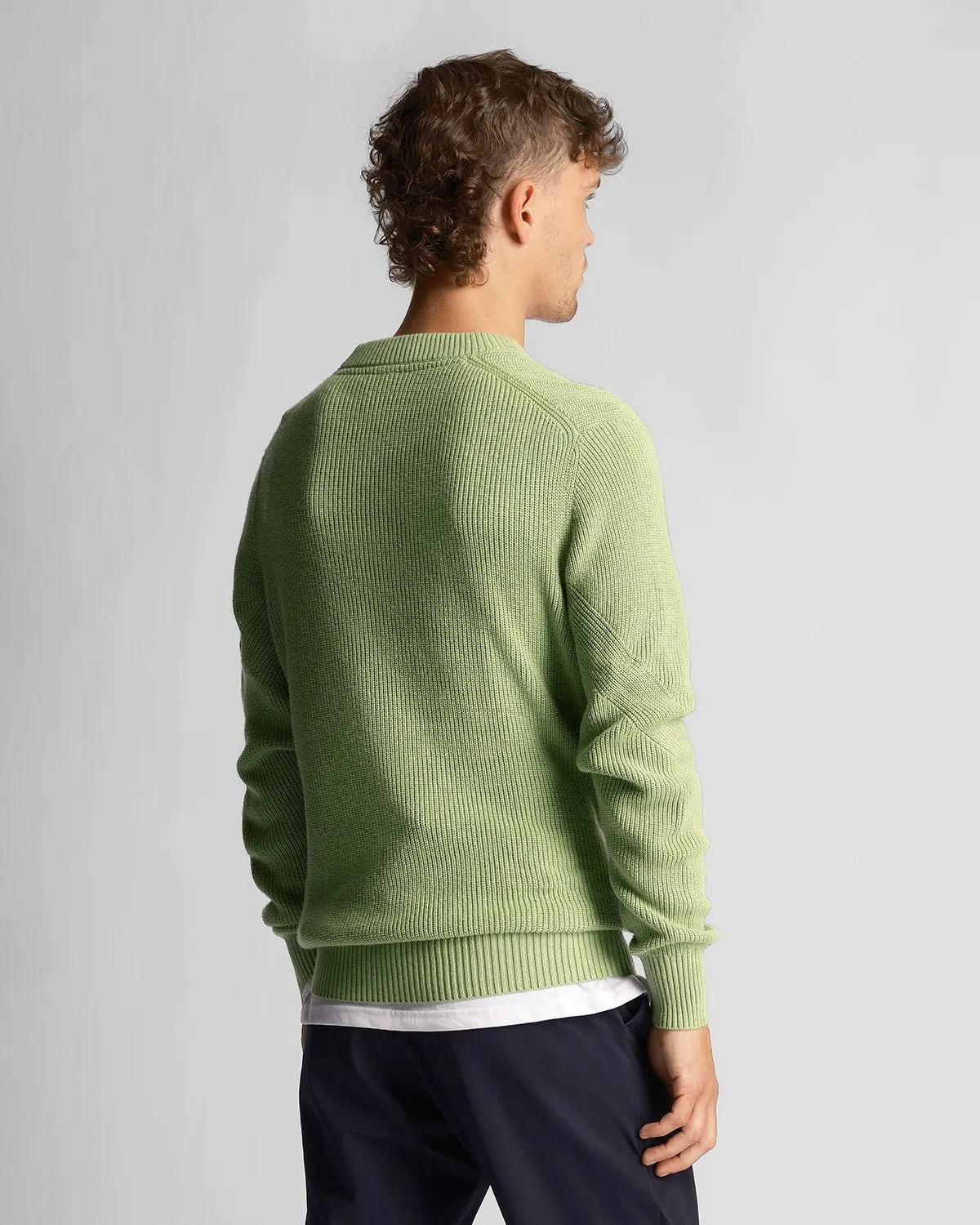 Chevron Knit Jumper sold by Lyle & Scott product image thumbnail 3