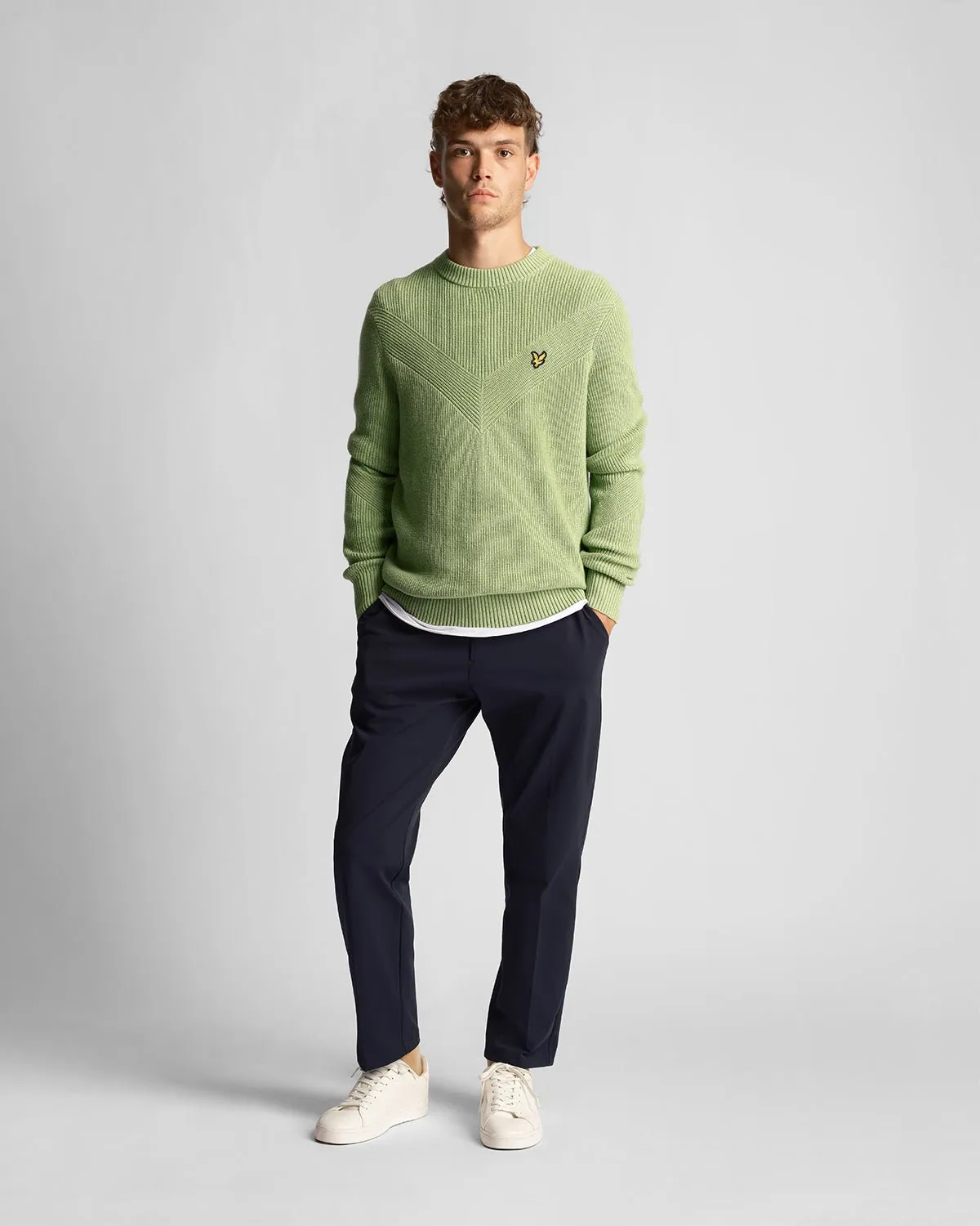 Chevron Knit Jumper sold by Lyle & Scott product image thumbnail 2