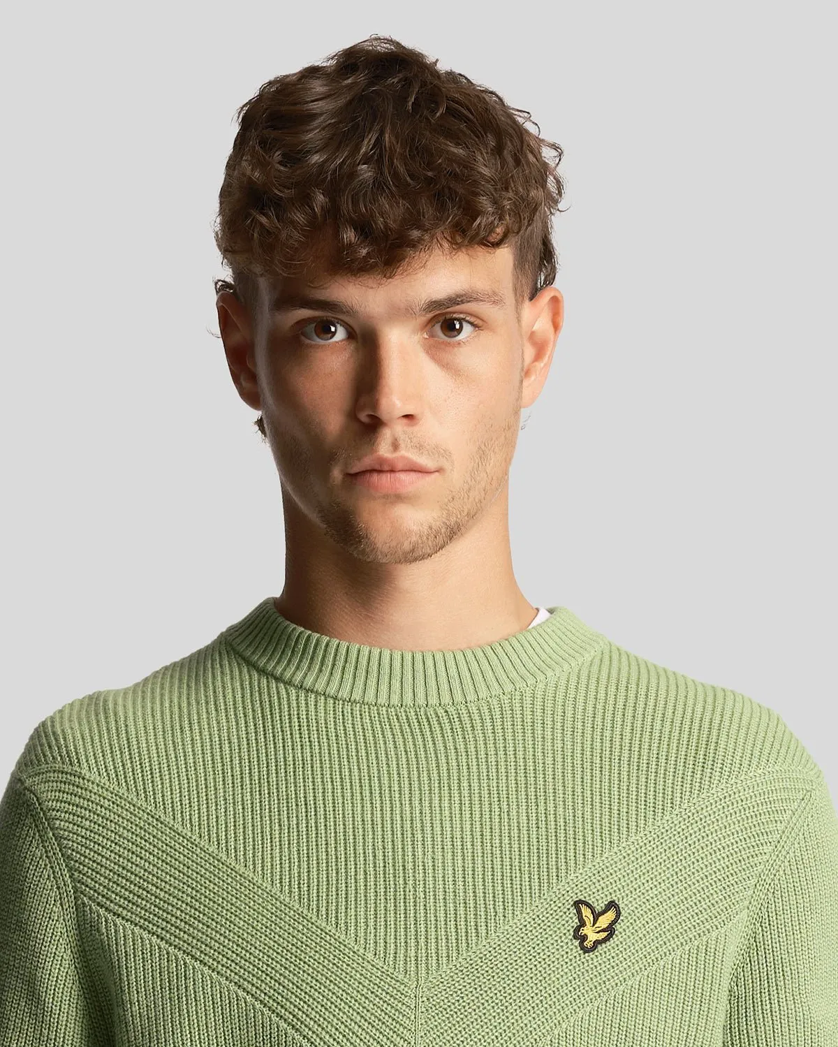 Chevron Knit Jumper sold by Lyle & Scott product image thumbnail 4