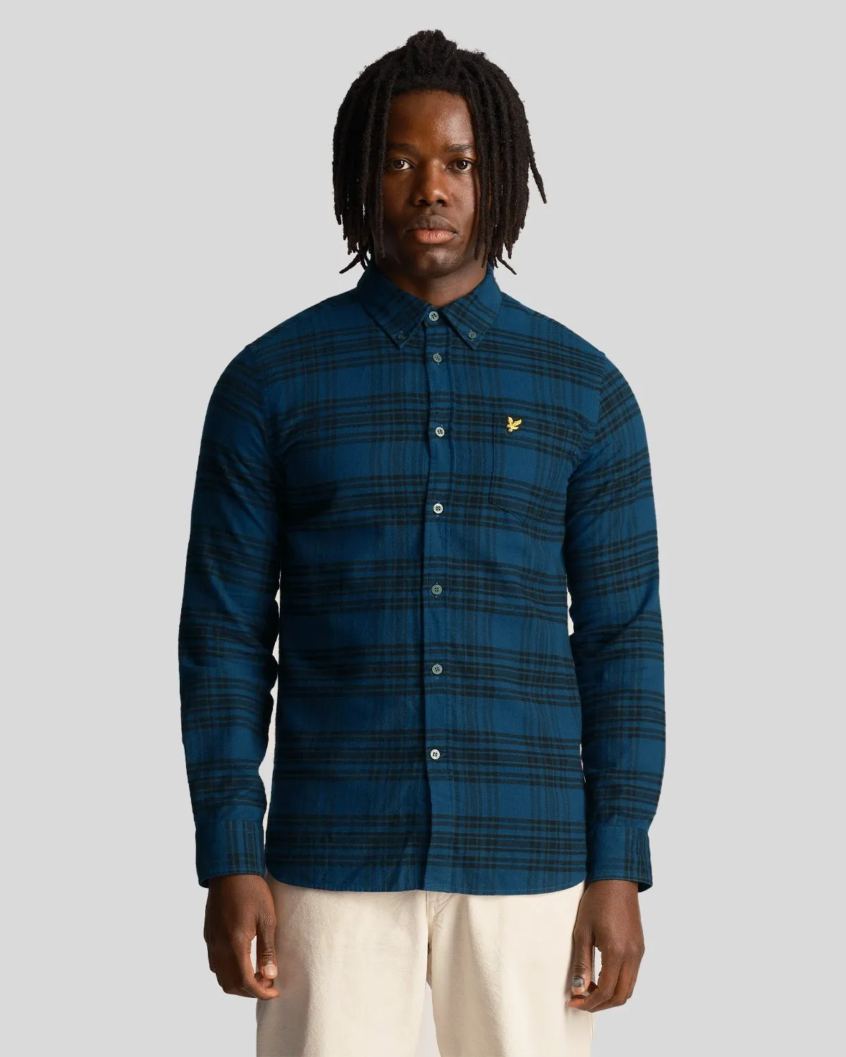 Check Flannel Shirt sold by Lyle & Scott