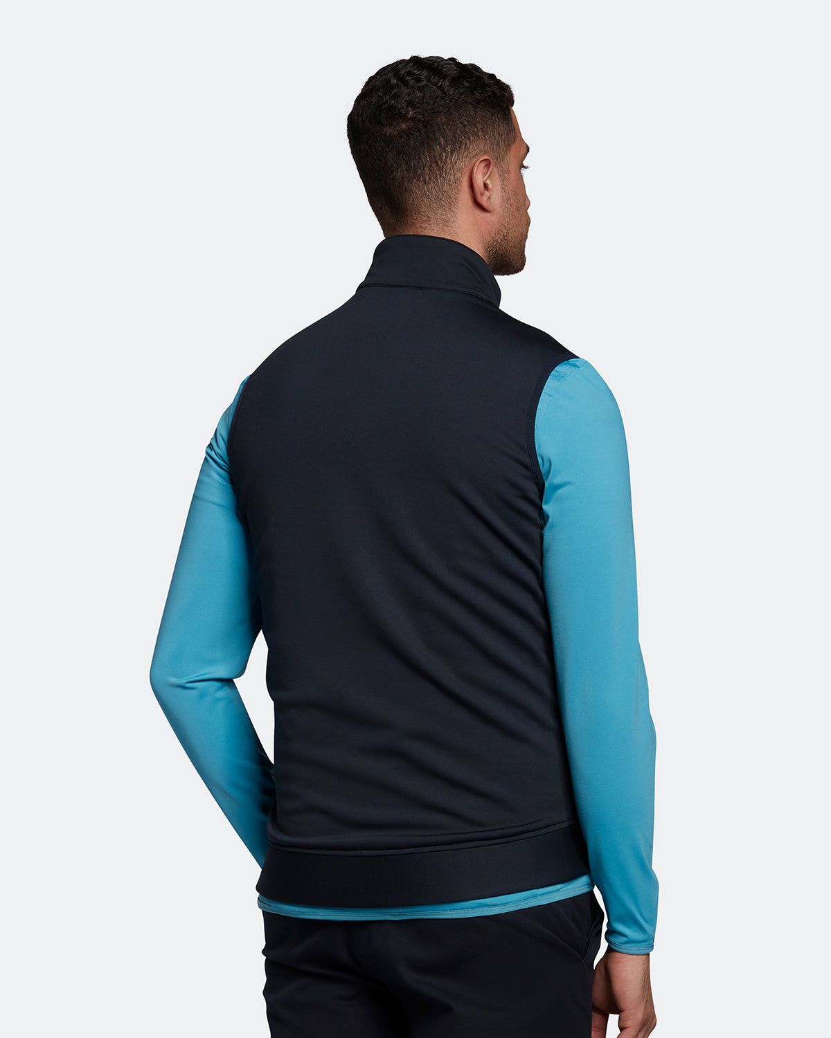 Check Quilt Back Fleece Gilet sold by Lyle & Scott product image thumbnail 3