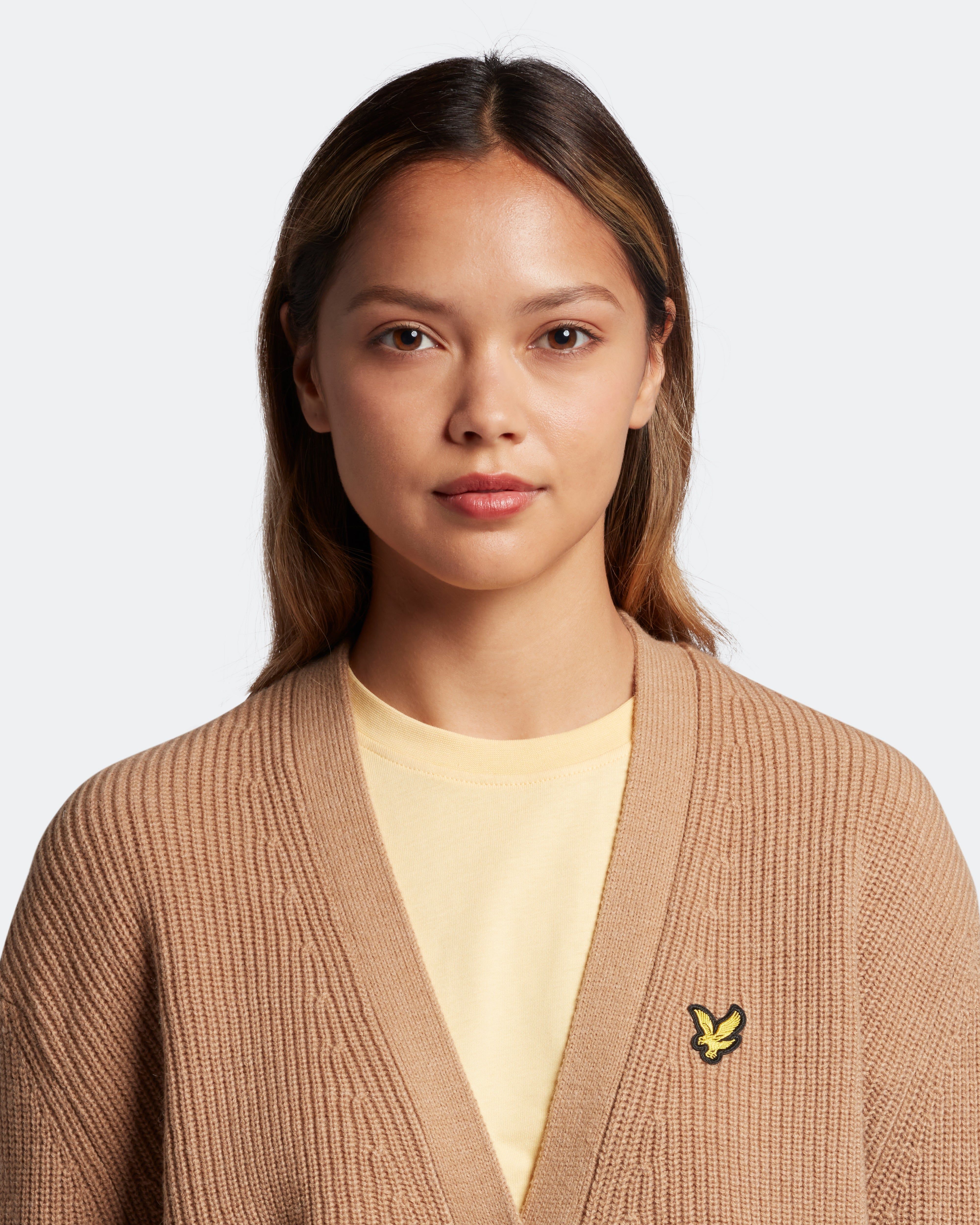 Ribbed Cardigan sold by Lyle & Scott product image thumbnail 4
