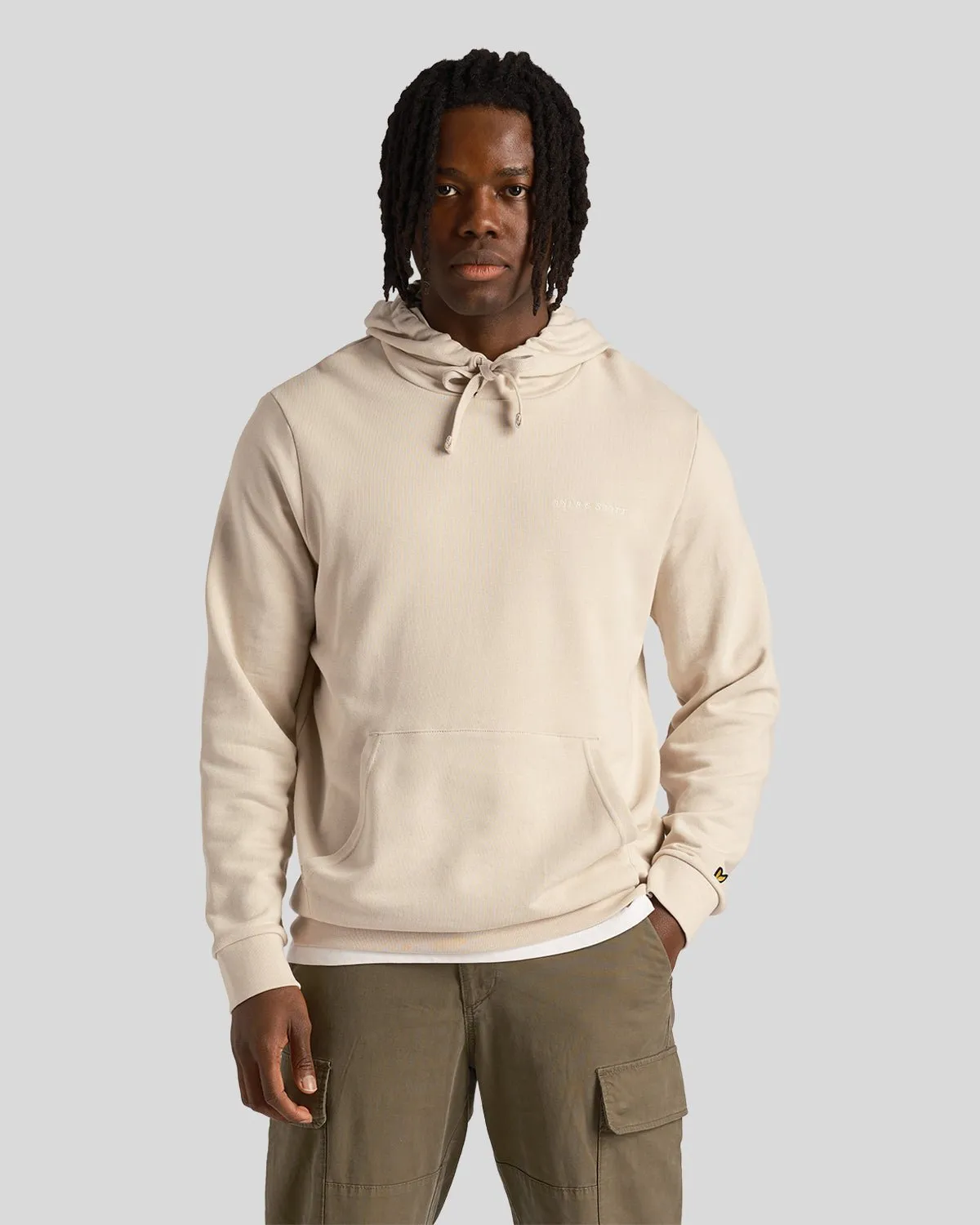 Loopback Embroidered Hoodie sold by Lyle & Scott