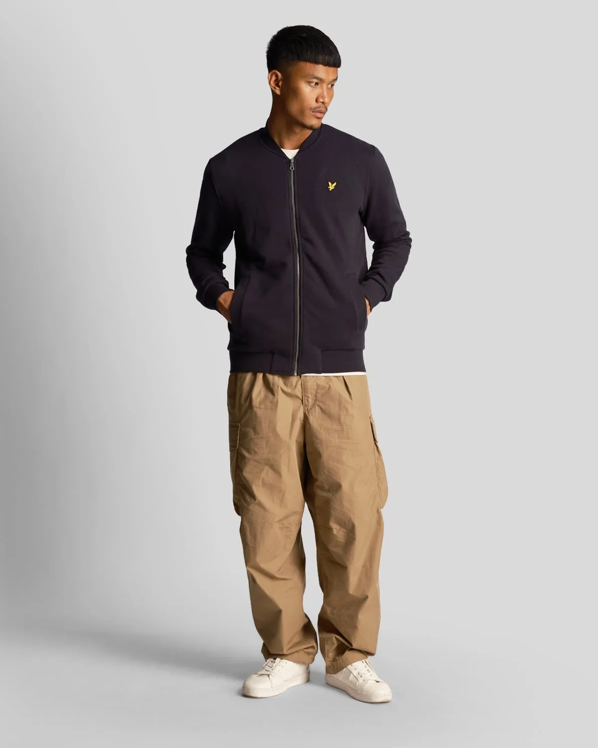 Jersey Bomber Jacket sold by Lyle & Scott product image thumbnail 2