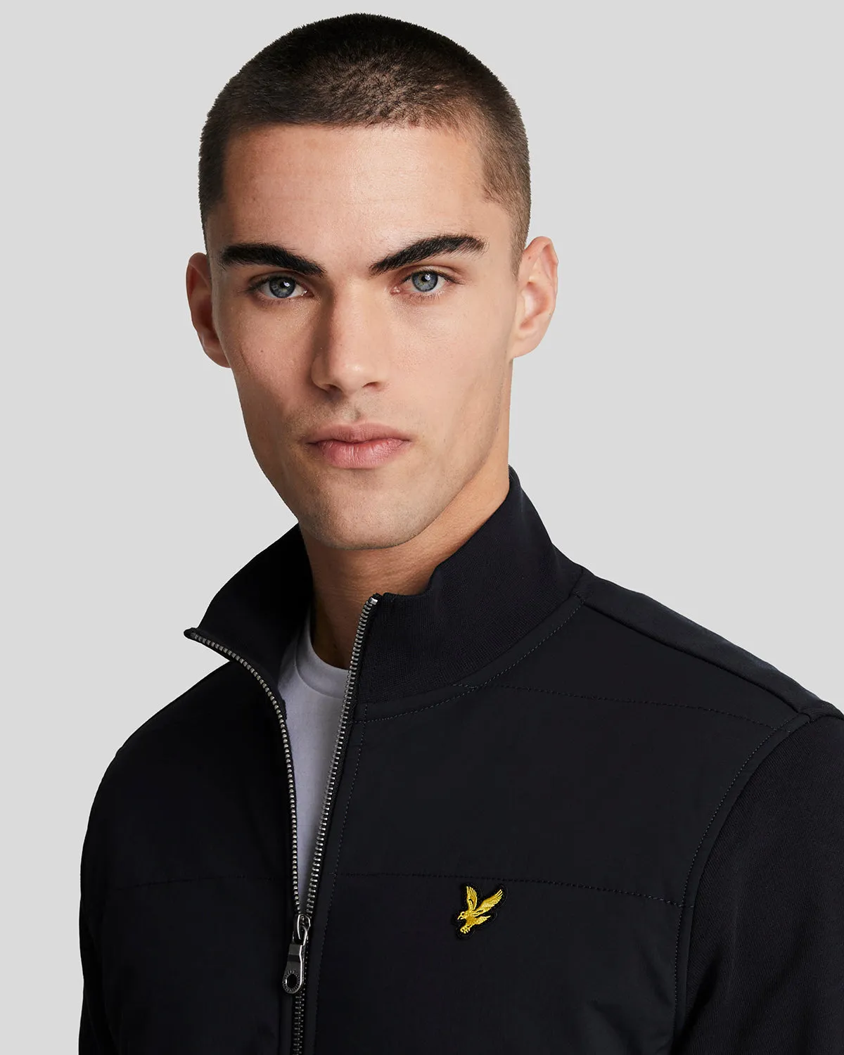Hybrid Baffled Track Jacket sold by Lyle & Scott product image thumbnail 4
