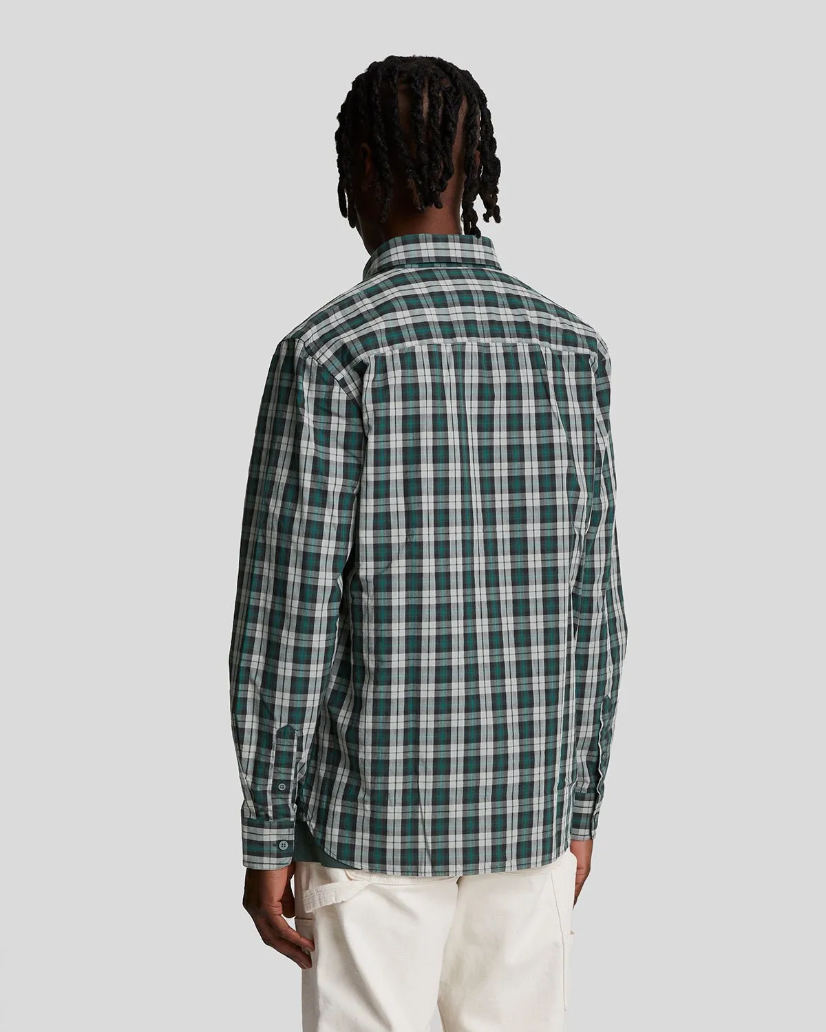 Washed Check Poplin Shirt sold by Lyle & Scott product image thumbnail 3