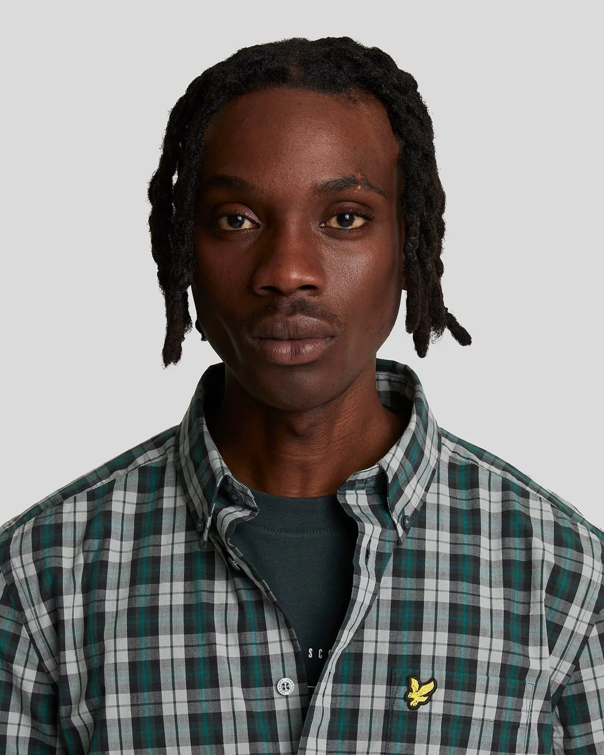 Washed Check Poplin Shirt sold by Lyle & Scott product image thumbnail 4