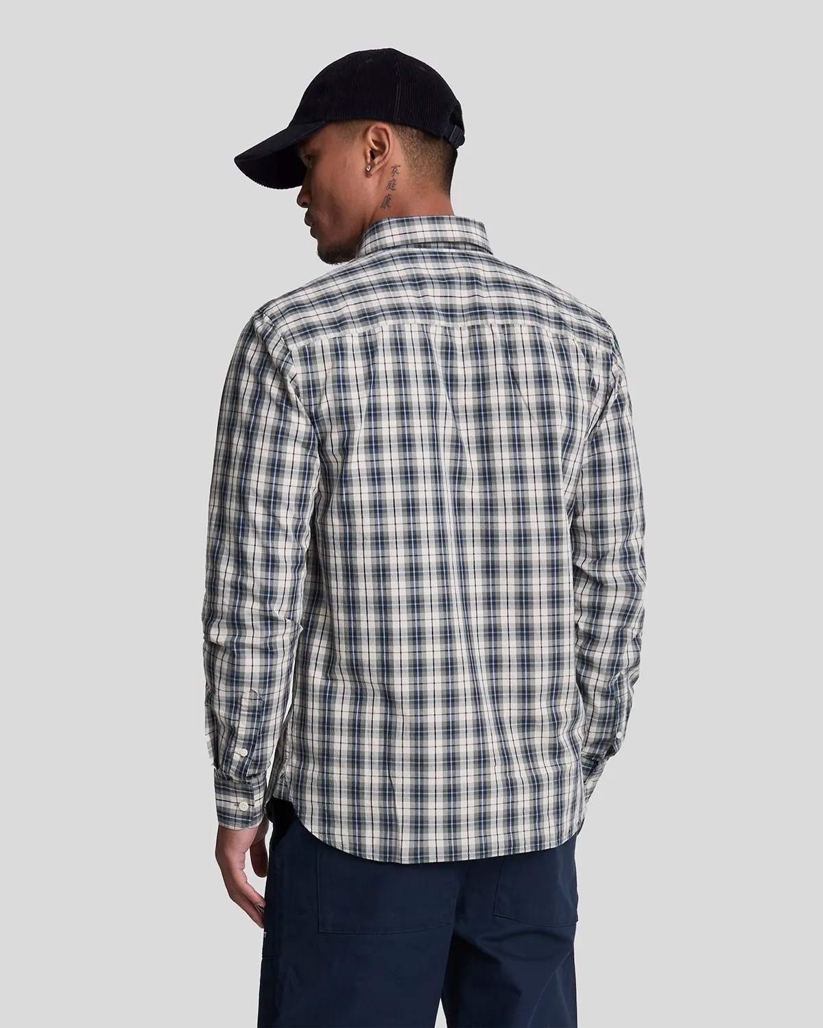 Washed Check Poplin Shirt sold by Lyle & Scott product image thumbnail 3