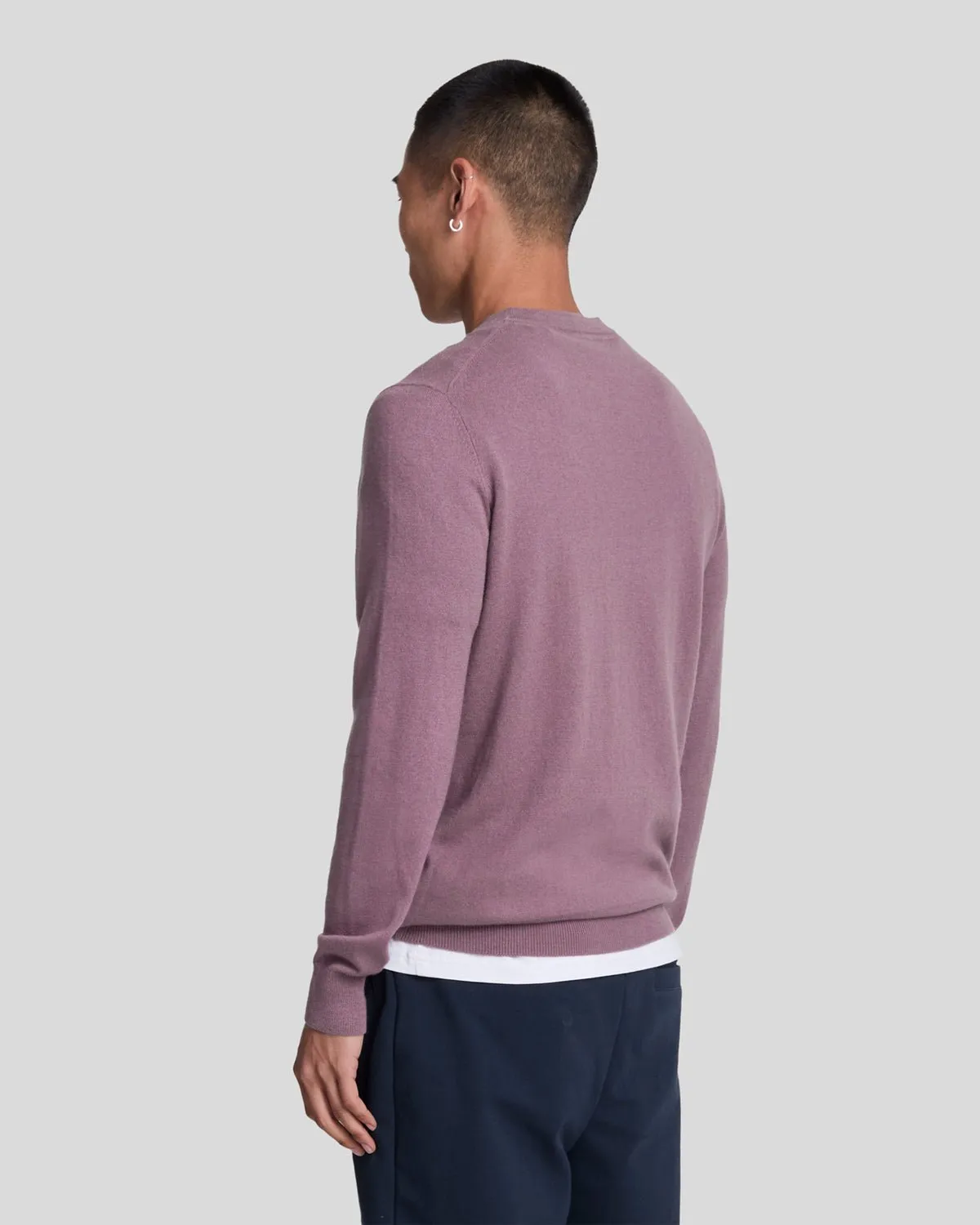 Cotton Merino Crew Neck Jumper sold by Lyle & Scott product image thumbnail 3