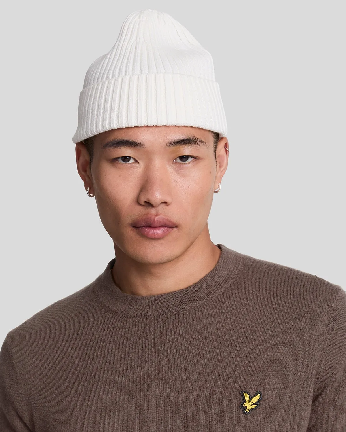 Cotton Merino Crew Neck Jumper sold by Lyle & Scott product image thumbnail 4