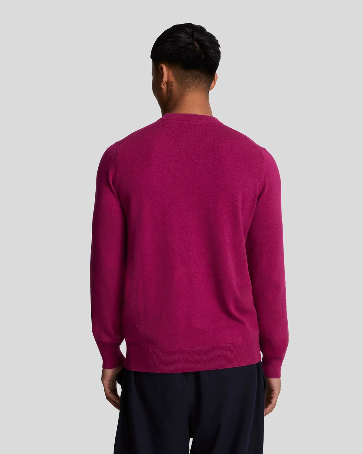 Cotton Merino Crew Neck Jumper sold by Lyle & Scott product image thumbnail 3