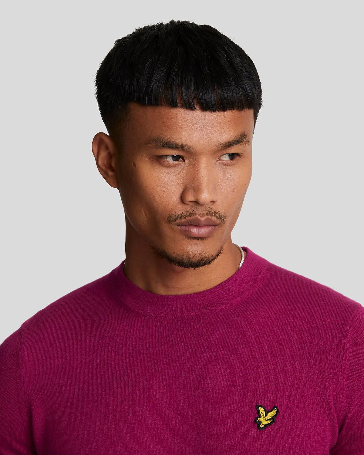 Cotton Merino Crew Neck Jumper sold by Lyle & Scott product image thumbnail 4