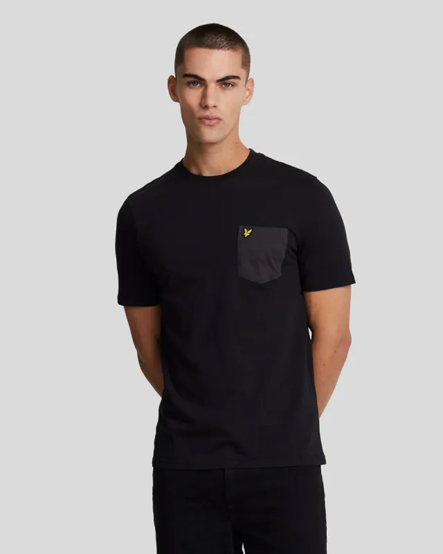 Tonal Pocket T-Shirt sold by Lyle & Scott