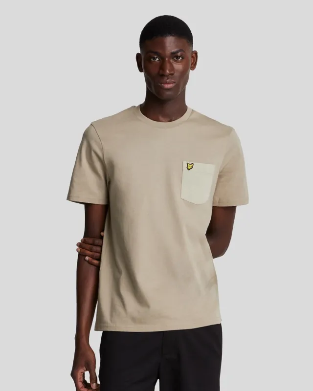 Tonal Pocket T-Shirt made by Lyle & Scott