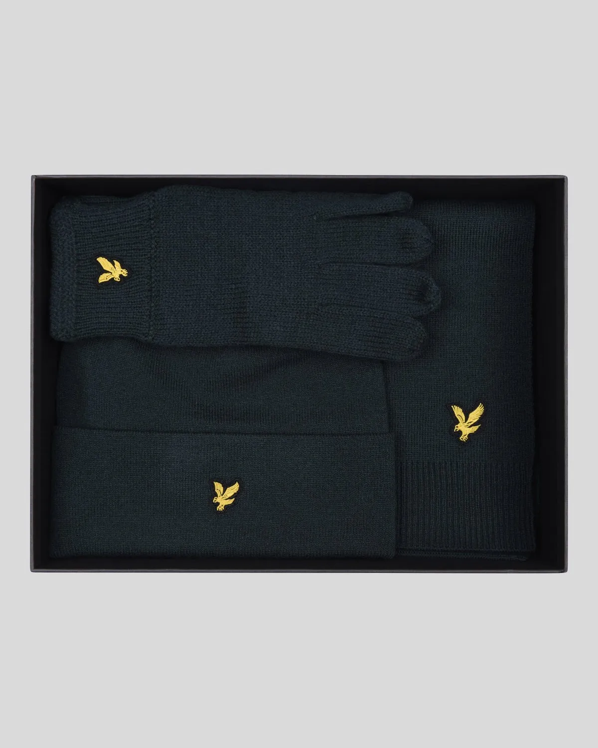 Checked Scarf And Beanie Gift Set sold by Lyle & Scott