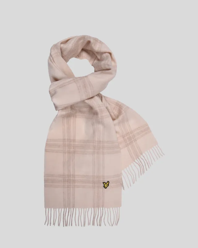 Check Lambswool Scarf sold by Lyle & Scott