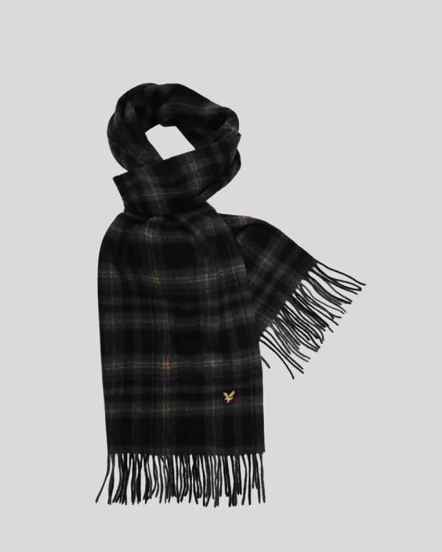 Tartan Cashmere Scarf sold by Lyle & Scott