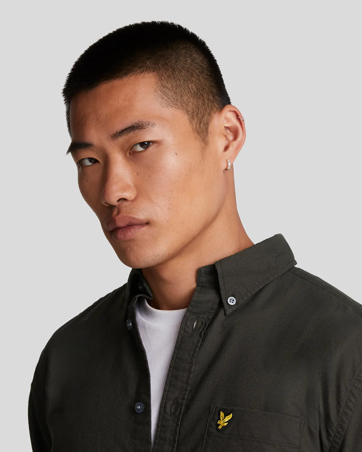 Plain Oxford Shirt sold by Lyle & Scott product image thumbnail 4