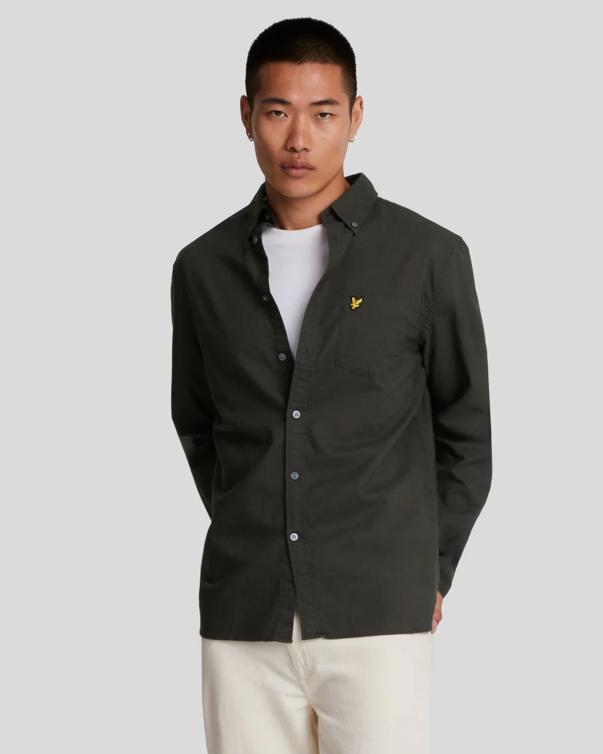 Plain Oxford Shirt sold by Lyle & Scott