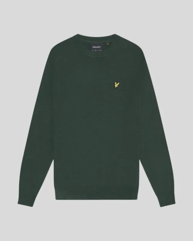 Cotton Merino Crew Neck Jumper sold by Lyle & Scott