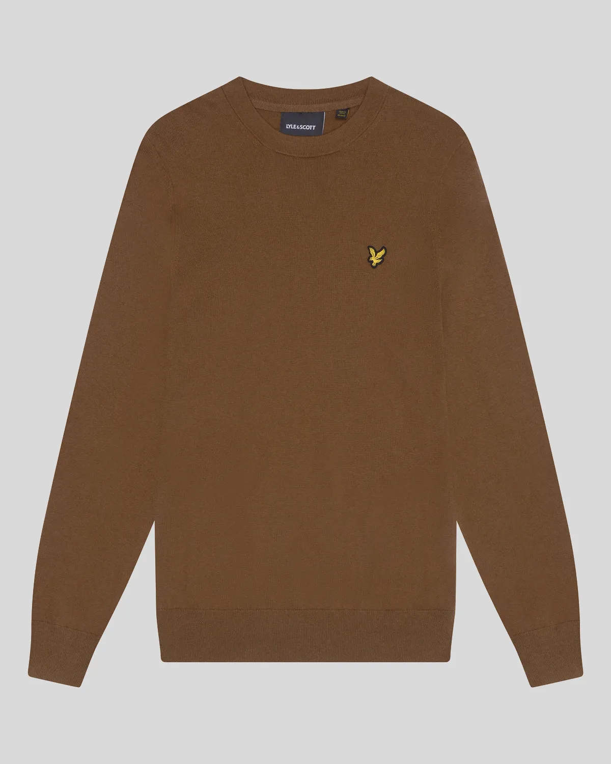 Cotton Merino Crew Neck Jumper sold by Lyle & Scott