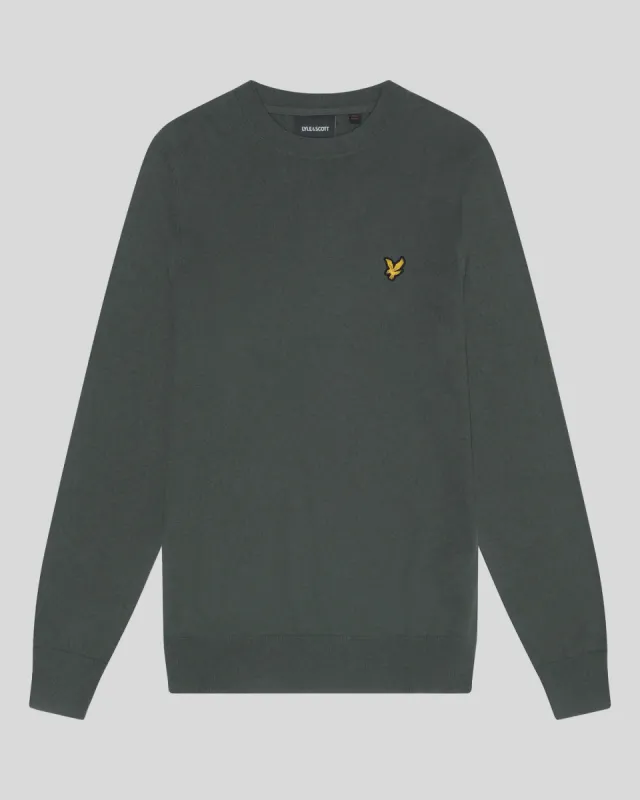 Cotton Merino Crew Neck Jumper sold by Lyle & Scott