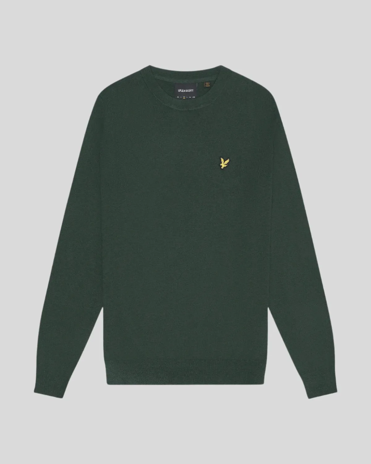 Cotton Merino Crew Neck Jumper sold by Lyle & Scott product image thumbnail 5