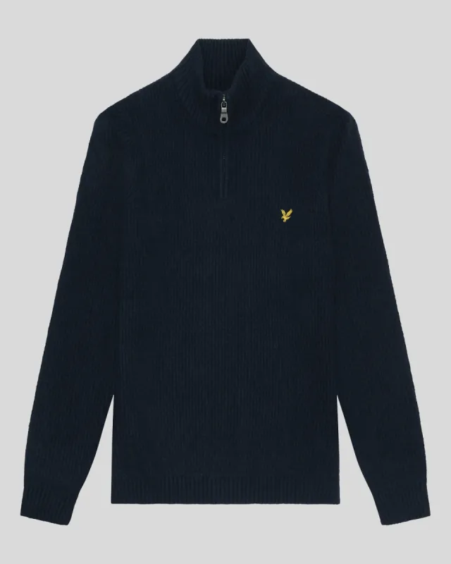 Shaker Stitch 1/4 Zip Jumper sold by Lyle & Scott