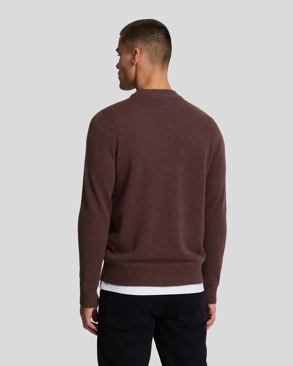 Lambswool Crew Neck Jumper sold by Lyle & Scott product image thumbnail 3