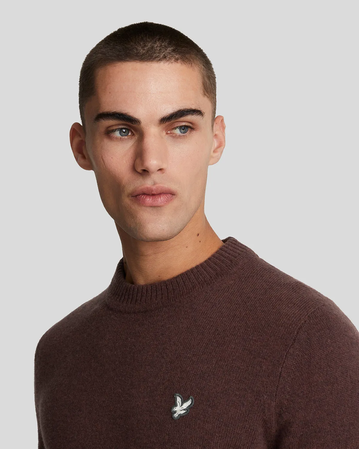 Lambswool Crew Neck Jumper sold by Lyle & Scott product image thumbnail 4