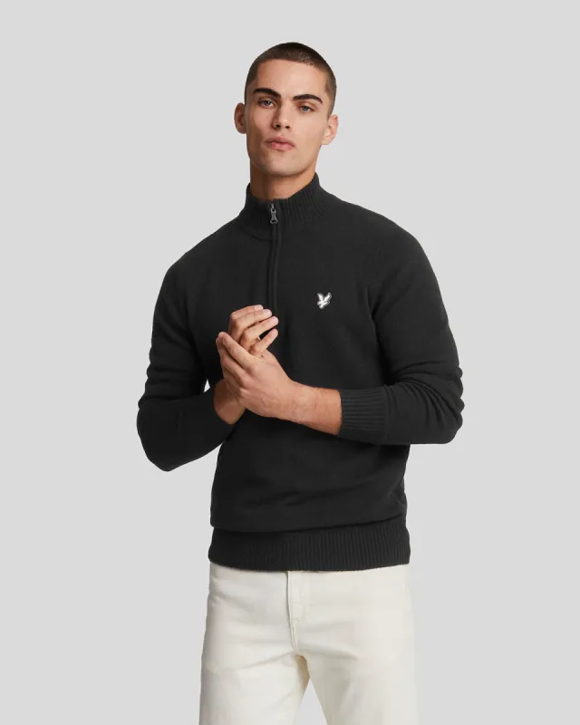 Lambswool 1/4 Zip Jumper sold by Lyle & Scott