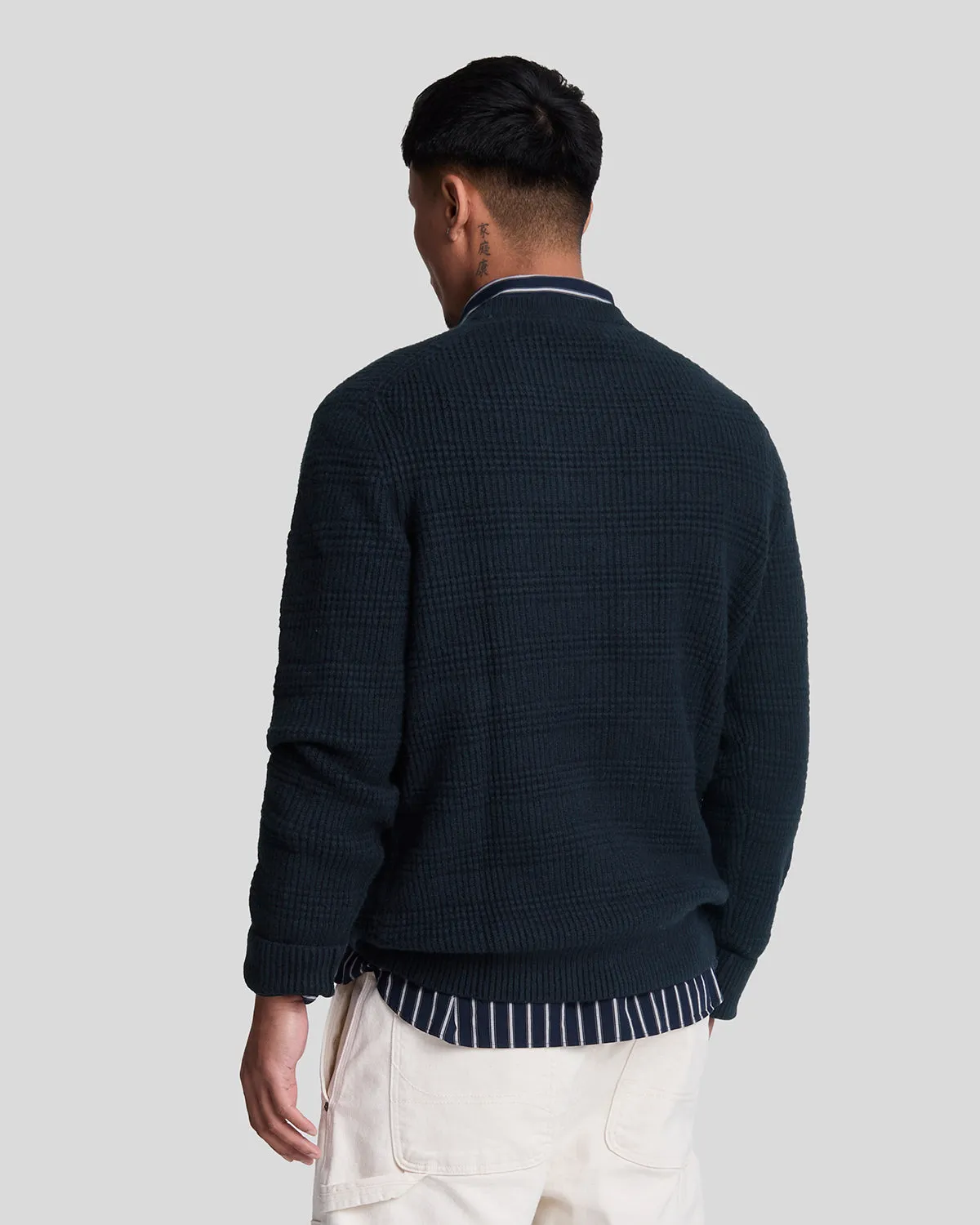 Waffle Knit Jumper sold by Lyle & Scott product image thumbnail 3