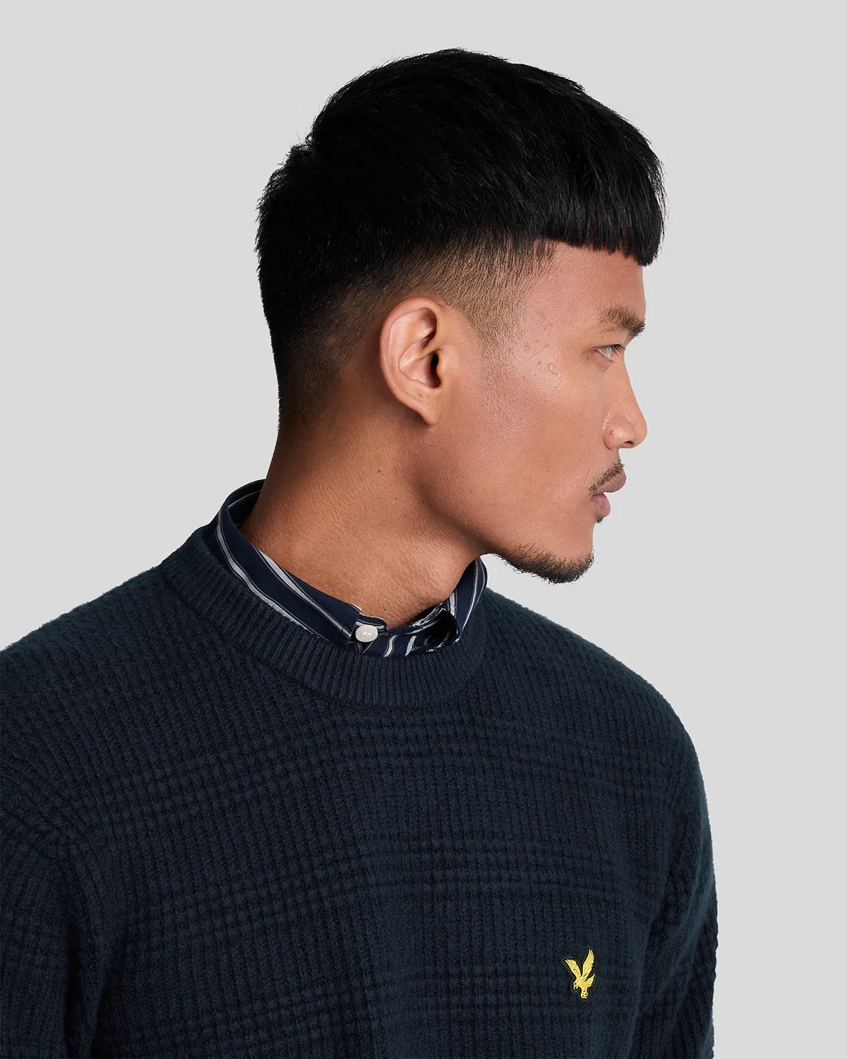 Waffle Knit Jumper sold by Lyle & Scott product image thumbnail 4