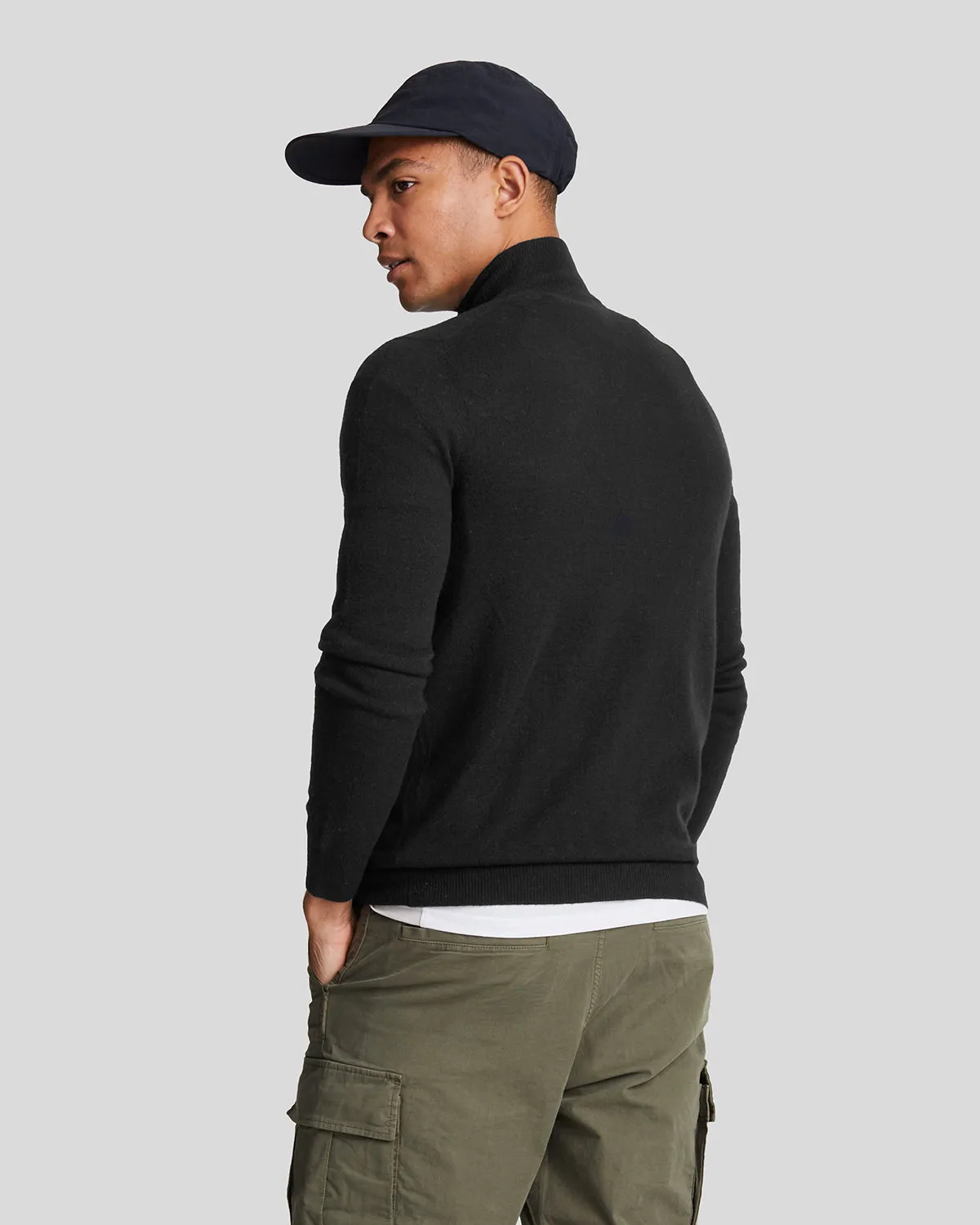 Lambswool Blend Zip Through Cardigan sold by Lyle & Scott product image thumbnail 3