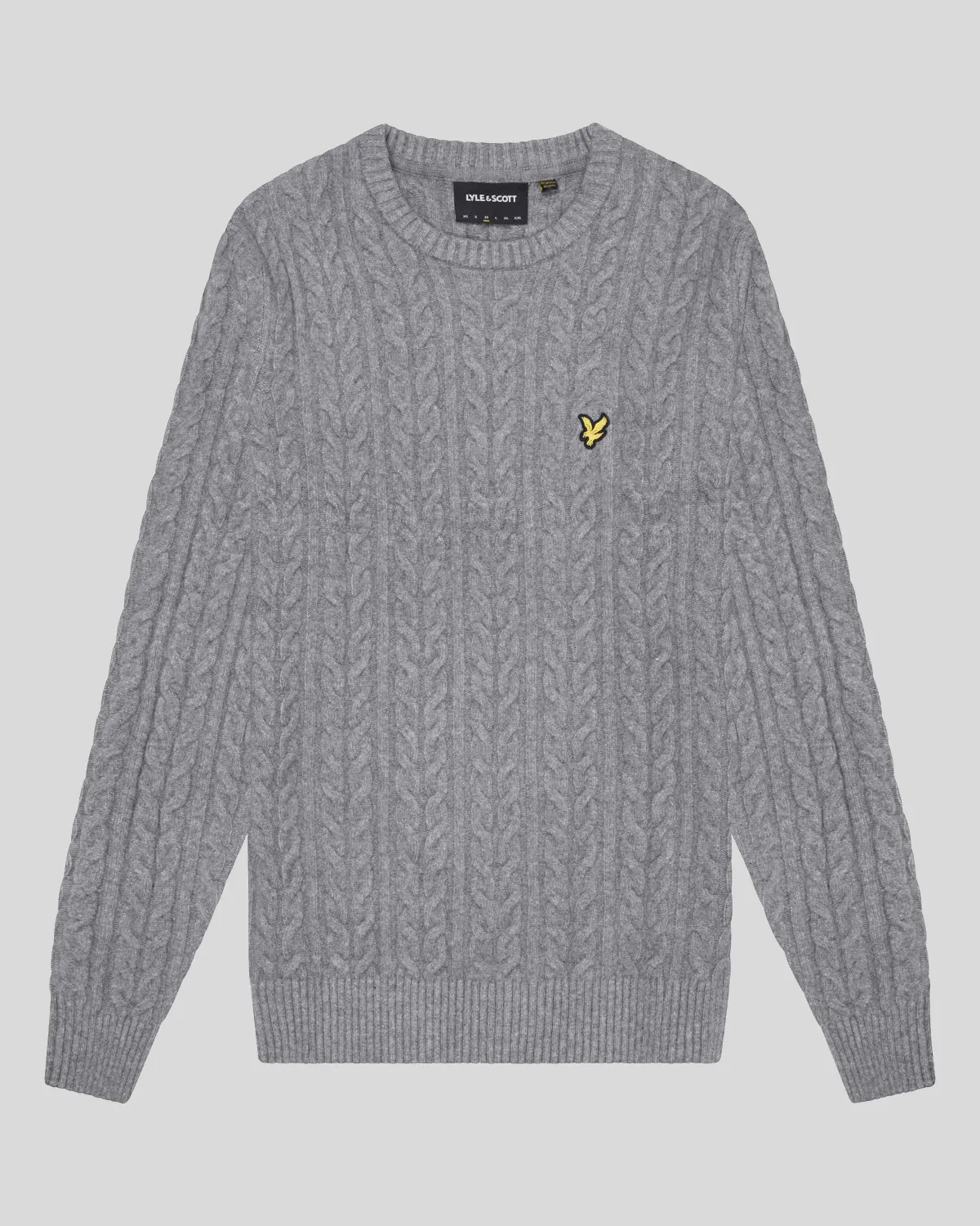 Cable Crew Neck Jumper sold by Lyle & Scott product image thumbnail 5
