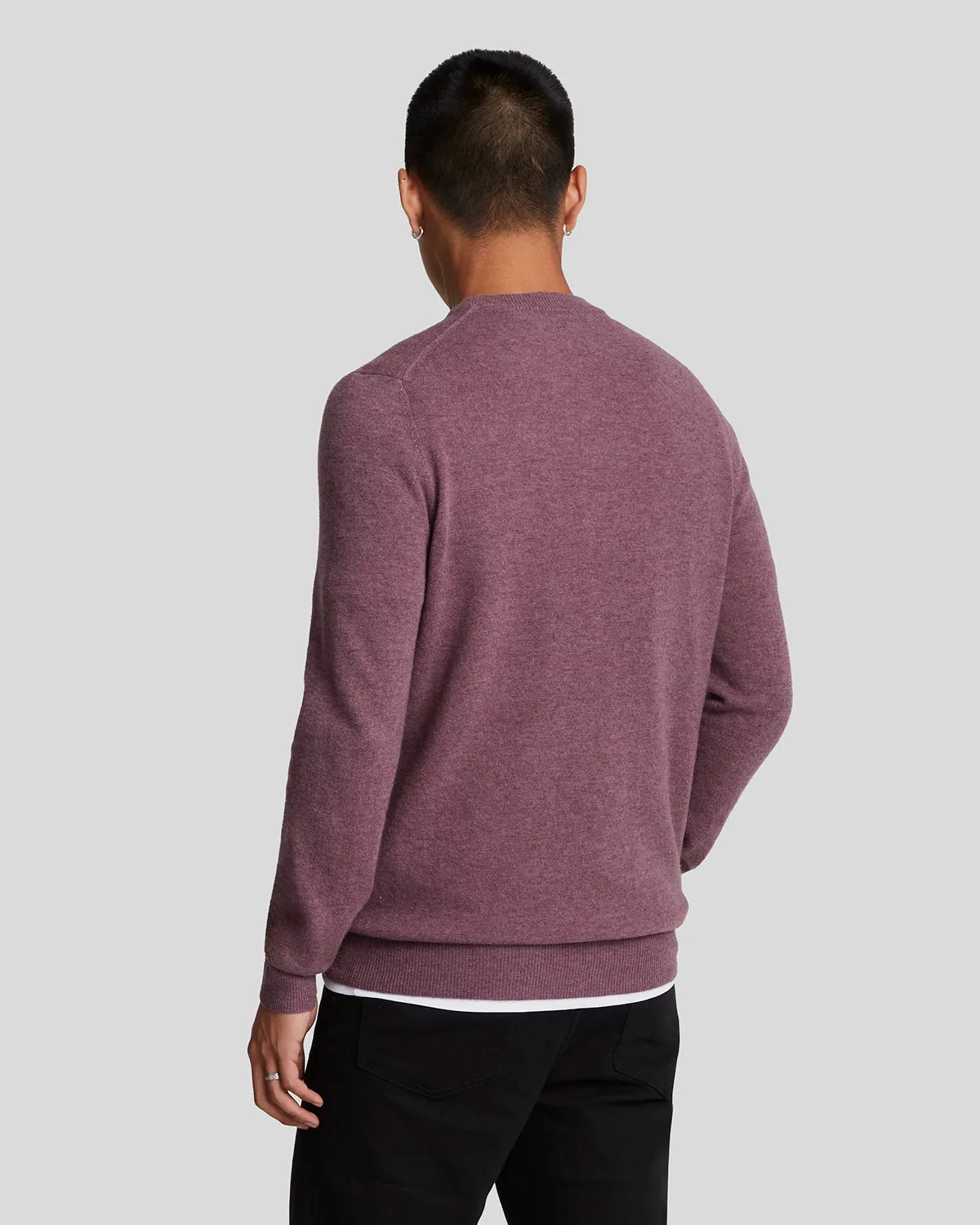 Lambswool Blend Crew Neck Jumper sold by Lyle & Scott product image thumbnail 3