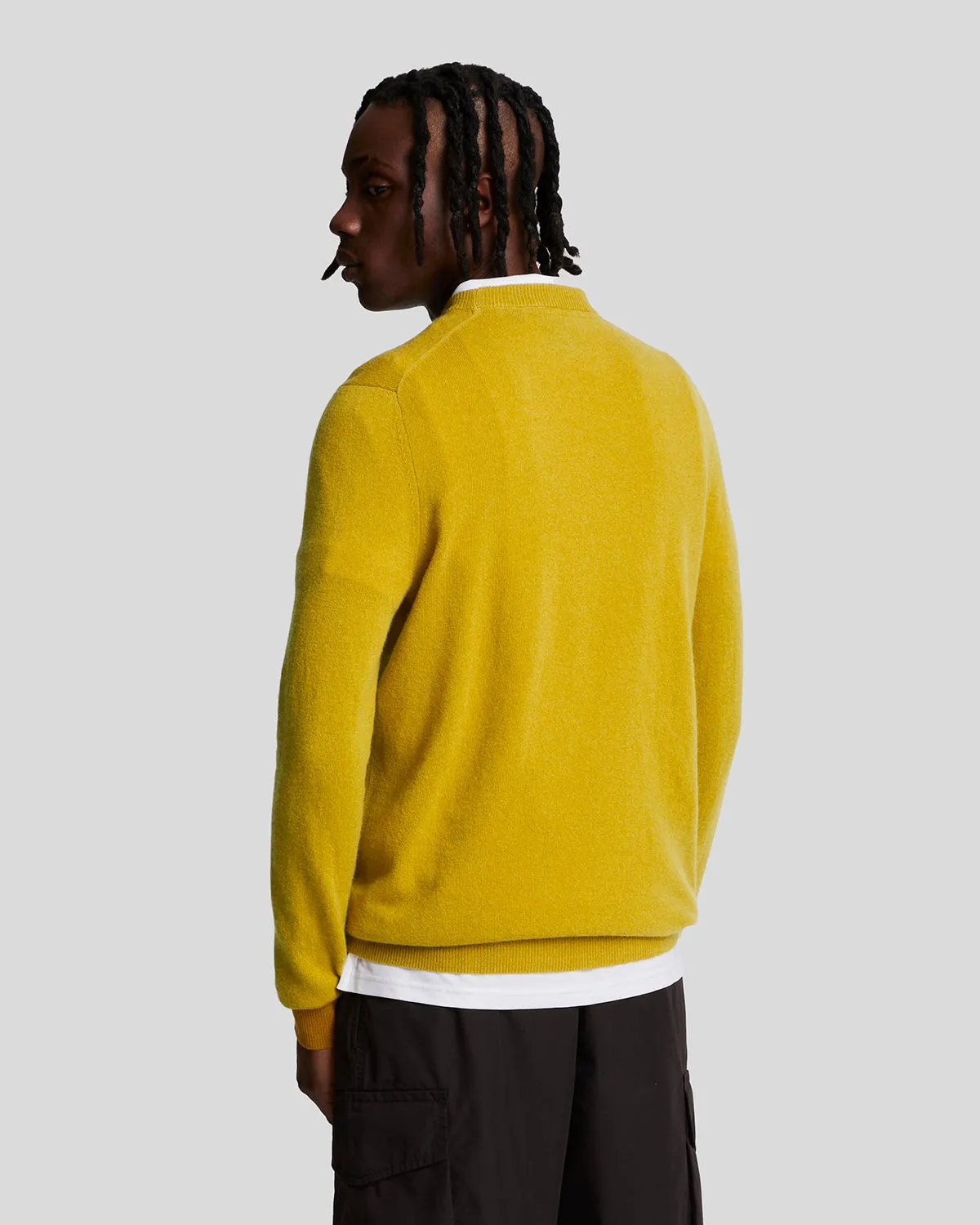 Lambswool Blend Crew Neck Jumper sold by Lyle & Scott product image thumbnail 3