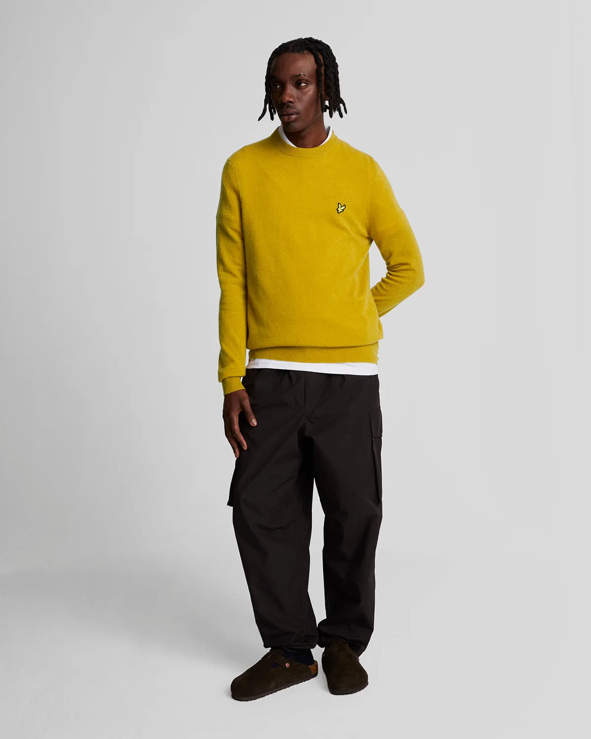 Lambswool Blend Crew Neck Jumper sold by Lyle & Scott product image thumbnail 2