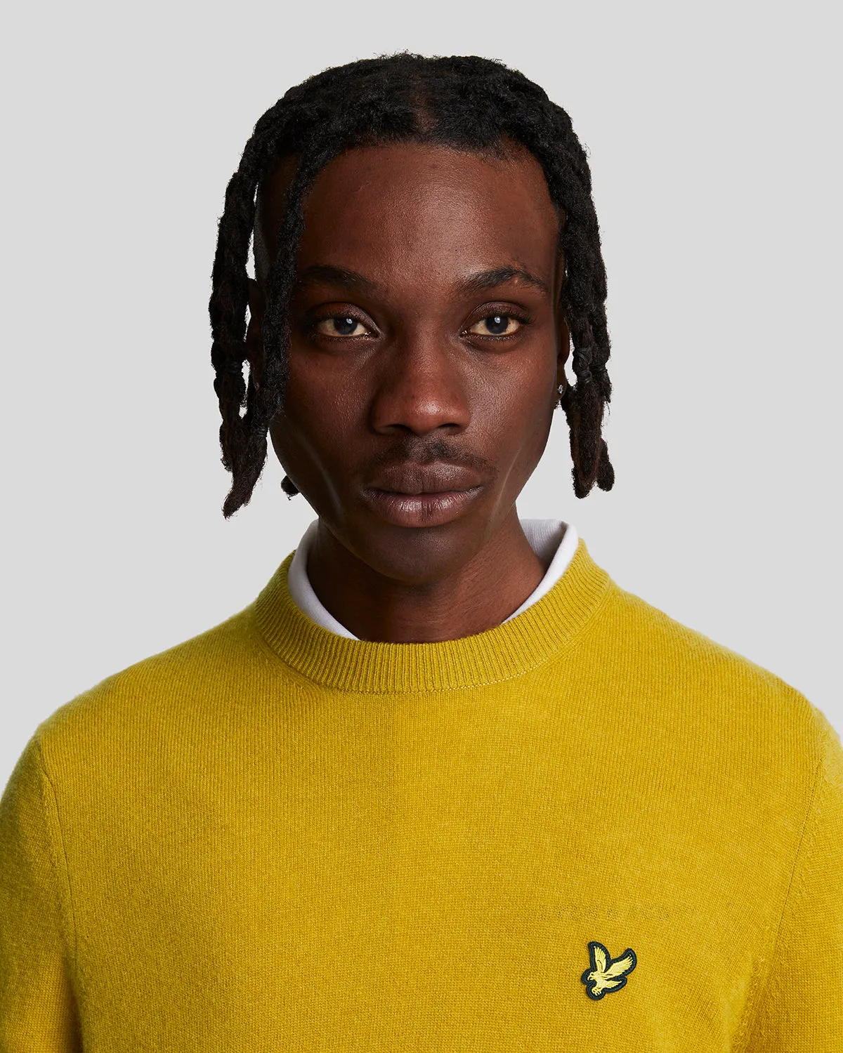 Lambswool Blend Crew Neck Jumper sold by Lyle & Scott product image thumbnail 4