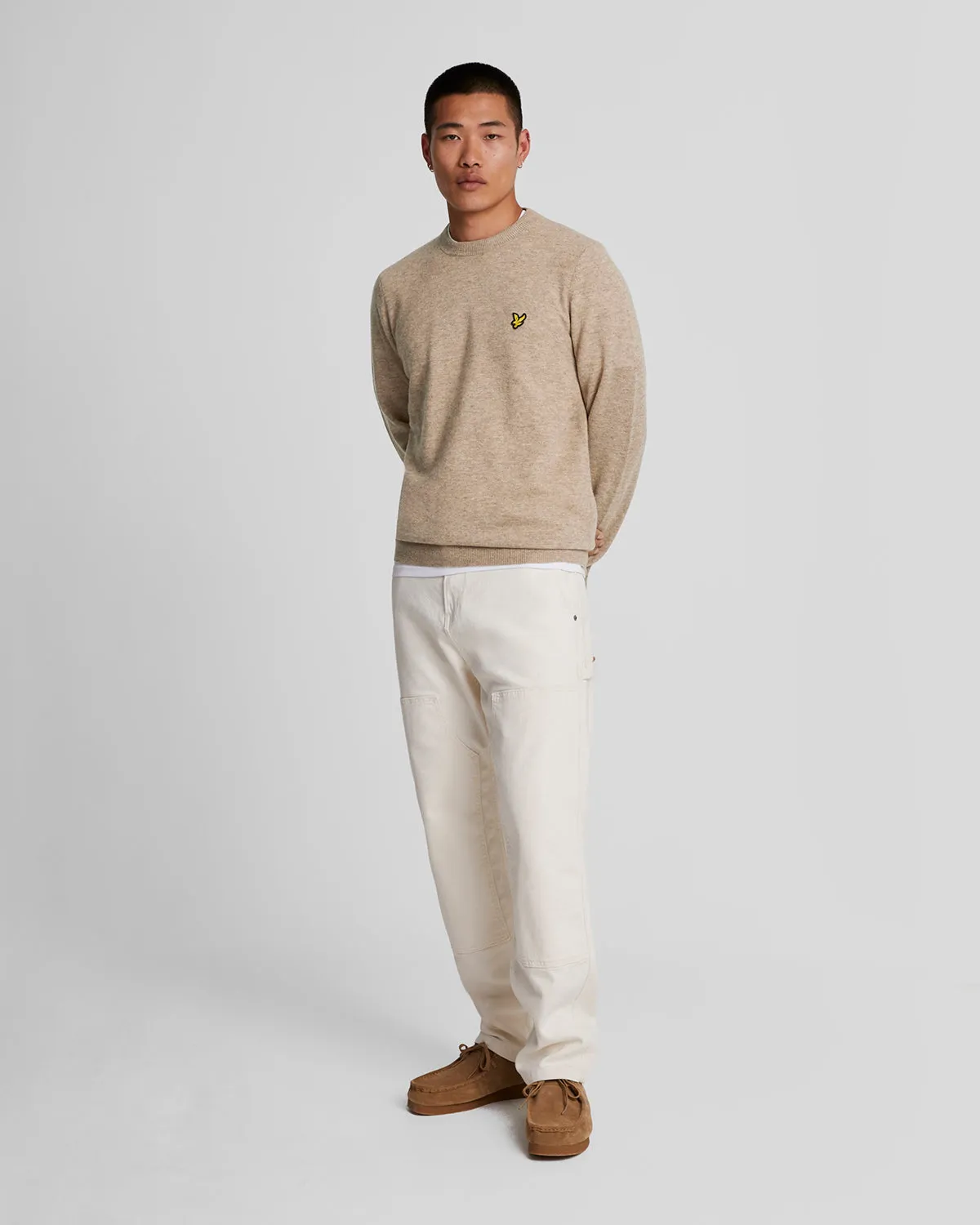 Lambswool Blend Crew Neck Jumper sold by Lyle & Scott product image thumbnail 2